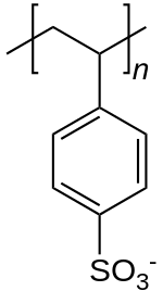 polystyrene
      sulfonate